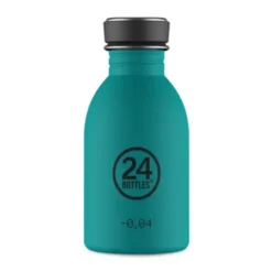 Trinkflasche URBAN 0,25 l - Edelstahl, petrolblau