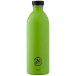 Trinkflasche URBAN 1l Edelstahl, lime