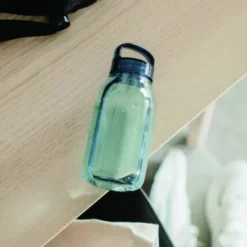 Trinkflasche WATERBOTTLE 300 ml mit Tragegriff, blau
