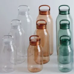 Trinkflasche WATERBOTTLE 300 ml mit Tragegriff, grün