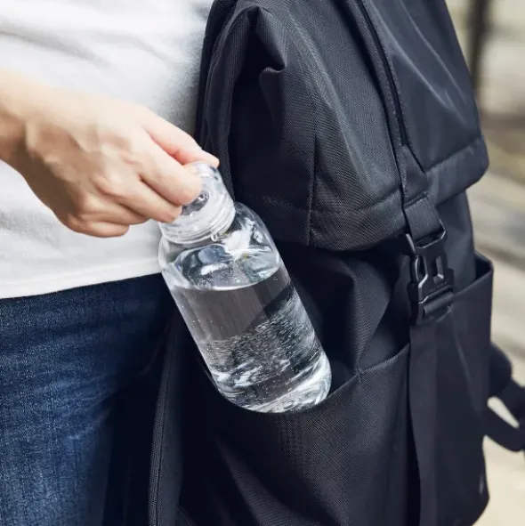 Trinkflasche WATERBOTTLE 500 ml mit Tragegriff, blau
