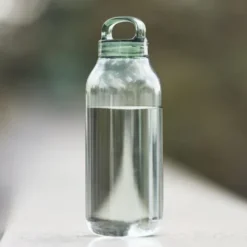 Trinkflasche WATERBOTTLE 500 ml mit Tragegriff, grün