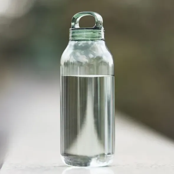 Trinkflasche WATERBOTTLE 500 ml mit Tragegriff, grün