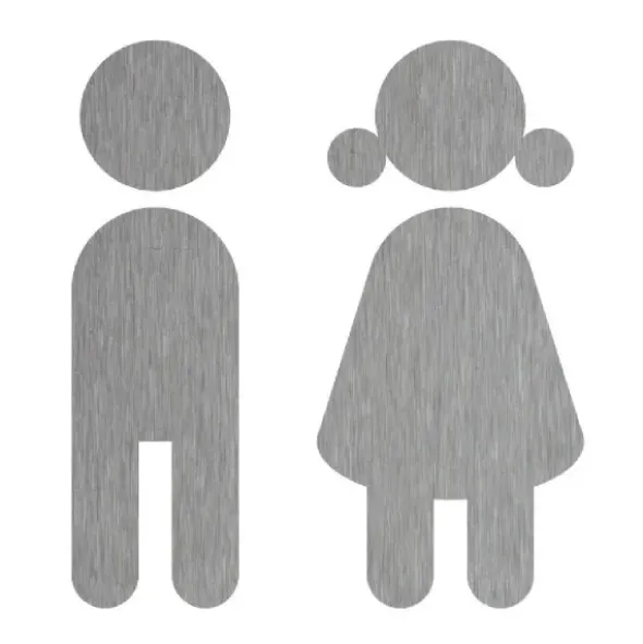 Türschild WC, Toilette, ... JUNGE & MÄDCHEN N°23