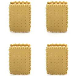Tütenclip / Klammer Keks 4er-Set