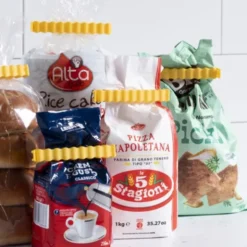 Tütenclip / Klammer Pommes, 12 Stück in magnetischer Box