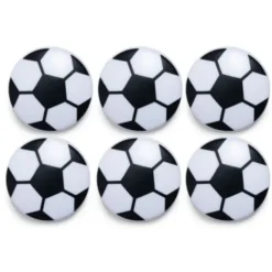 Tütenclips Fußball – Verschlussklammern 6er-Set aus Kunststoff
