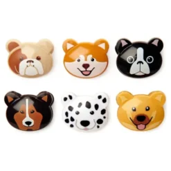 Tütenclips Tierklammern DOGGIE 6er-Set