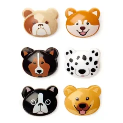 Tütenclips Tierklammern DOGGIE 6er-Set