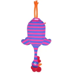 Tütensammler Tütenhuhn ETELVINA lila-pink gestreift