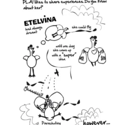 Tütensammler Tütenhuhn ETELVINA dunkelblau