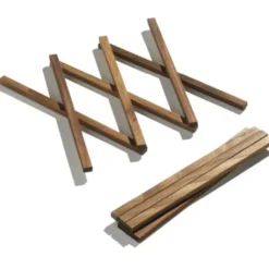 Untersetzer S aus Nussbaumholz - ausziehbar bis 30 cm