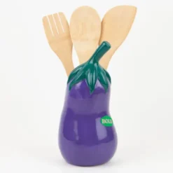 Utensilienbehälter für Kochlöffel - Aubergine