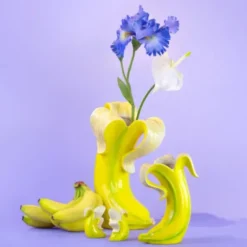 Vase Banane - Keramik groß, 38 cm