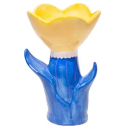Vase Blume gelb - Bloom, Größe L