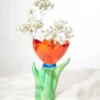 Vase Blume rot - Bloom, Größe S