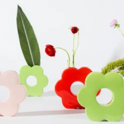 Vase Daisy - Gänseblümchenvase grün