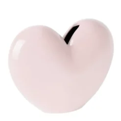 Vase Love - Herzvase aus rosa Keramik