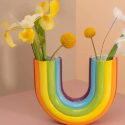 Vase Regenbogen, Keramik
