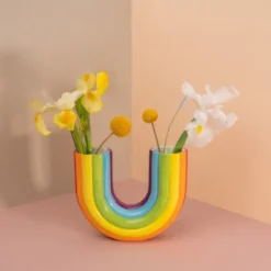 Vase Regenbogen, Keramik