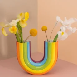 Vase Regenbogen, Keramik