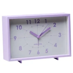 Vintage Wecker mit Licht- & Weckfunktion lila