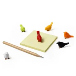 Vogel-Magnet Mini Sparrow birds 6er-Set, bunt