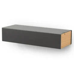 Wandboard / Ladestation SchubKasten Eiche, anthrazit