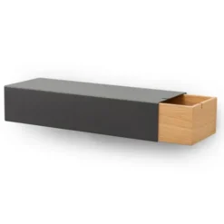 Wandboard / Ladestation SchubKasten Eiche, anthrazit