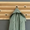Wandgarderobe 78 x 28 cm - flexibel verschiebbare Haken