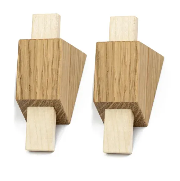 Wandhaken Vielfalt 2er-Set - Garderobe, Pinnwand & magnetischer Schlüsselhalter