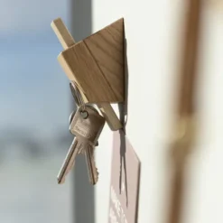 Wandhaken Vielfalt 2er-Set - Garderobe, Pinnwand & magnetischer Schlüsselhalter
