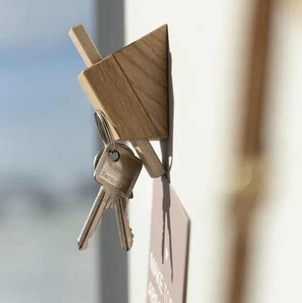 Wandhaken Vielfalt 2er-Set - Garderobe, Pinnwand & magnetischer Schlüsselhalter