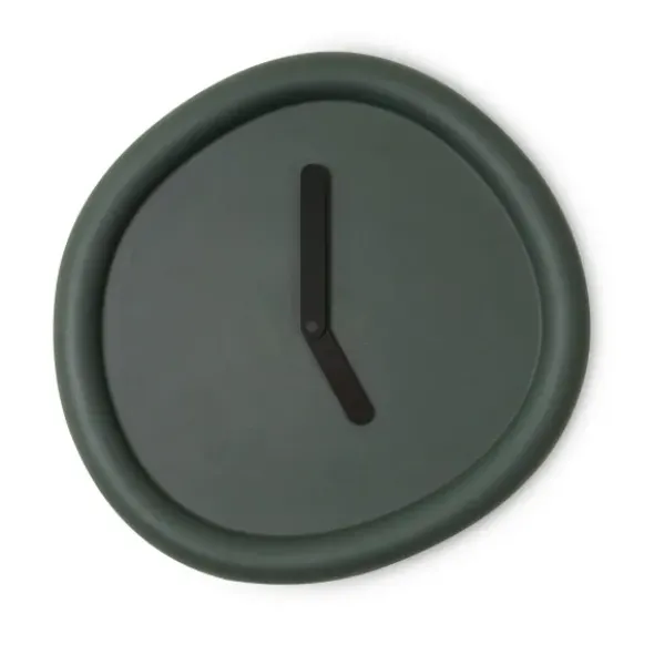 Wanduhr ROUND CLOCK 44 cm dunkelgrün