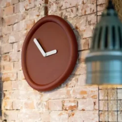 Wanduhr ROUND CLOCK 44 cm hellgrau