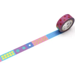 Washi Tape ARTIST by Kapitza, Polka Dot Vivid