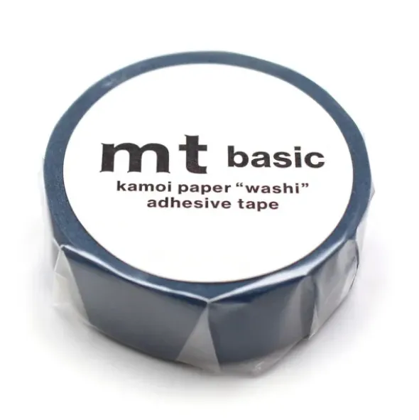 Washi Tape BASIC matt dunkelblau