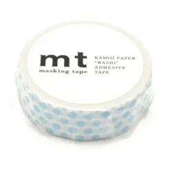 Washi Tape DECO DOTS ice blau – hellblaue Punkte