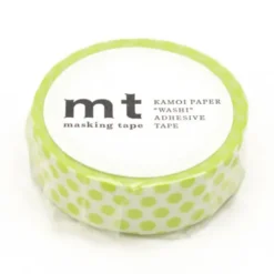 Washi Tape DECO DOTS lime grün