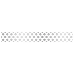 Washi Tape DECO DOTS silber – Masking Tape silber gepunktet