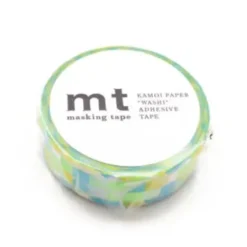 Washi Tape MARU SANKAKU SHIKAKU blau-grün