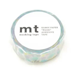 Washi Tape POOL watercolor dots - bunt blau