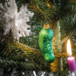 Weihnachtsgurke Baumschmuck Gurke im Glas
