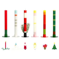 Weihnachtskerze FROHES FEST - WEIHNACHTSSTERN