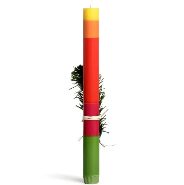 Weihnachtskerze FROHES FEST - WEIHNACHTSSTERN