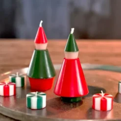 Weihnachtskerzen 2er-Set - Weihnachtswichtel Little Ones