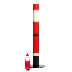 Weihnachtskerze OH DU FRÖHLICHE - WEIHNACHTSMANN