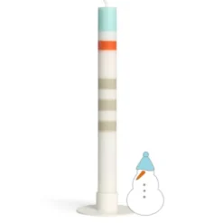 Weihnachtskerze WEIßE WEIHNACHT - SCHNEEMANN