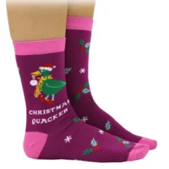 Weihnachtssocken Damen CHRISTMAS QUACKER - Sockenpaar Gr. 37-42