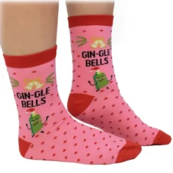 Weihnachtssocken Damen GIN-GLE BELLS - Socken Gr. 37-42